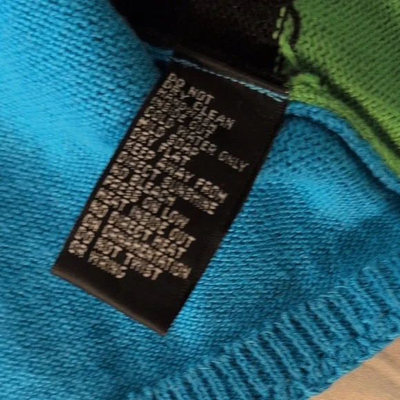 Vintage Michael Simon Blue Knit Cardigan - Picture 11 of 15